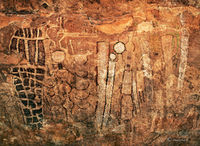 Ancient Polychrome Panel