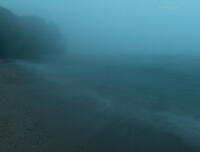 Lake Michigan In Fog