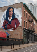 Michelle Obama Mural