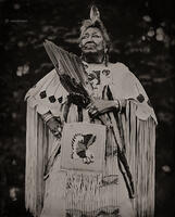 Swooping Down Eagle Woman