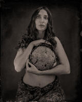 Woman With Sunflower