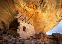 Ancestral Puebloan Structure with Vigas