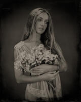 Ballerina With Flowers