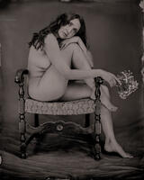 Nude Woman With Flowers