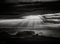 Sand Storm & Rock Formations