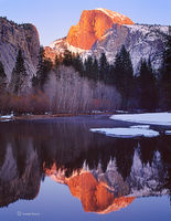 Alpenglow on Half Dome