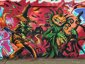 Halloween Graffiti