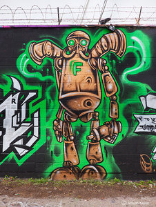 Robot Graffiti Artist