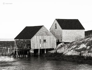 The Two Fishing Shacks