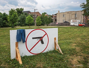 No Hand Gun Sign