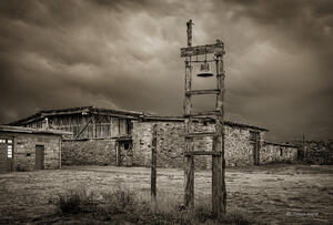 Incoming Storm Over The Hubbell Barn