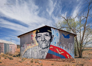 Navajo Code Talker Mural
