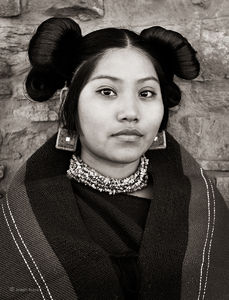 Portrait of a Hopi Maiden