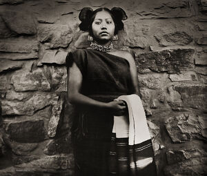 Tintype of a Hopi Maiden