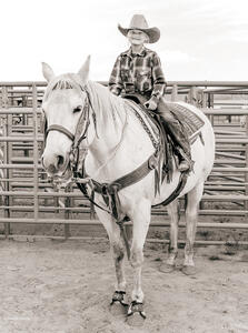 Colorado Cowgirl on Horse