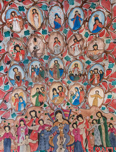 Old Religious Painting Detail