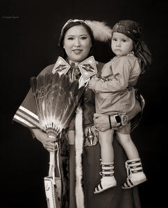 Crow Mother and Daughter