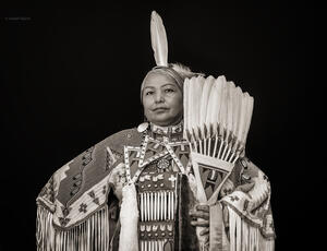 Crow (Apsaalooke) Girl Woman