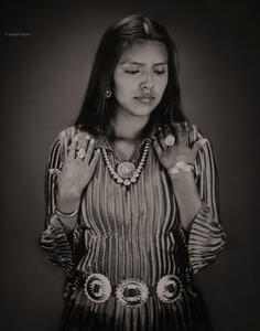 Portrait of a Navajo Woman