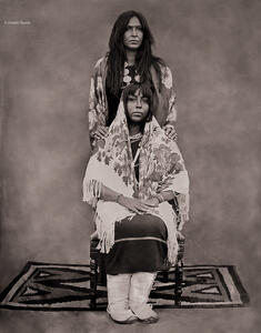 Nambe Pueblo Mother & Daughter