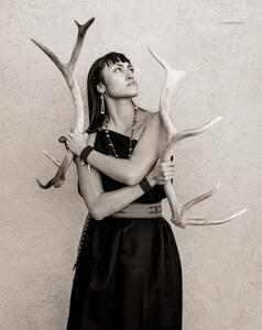Than Povi With Elk Antlers II