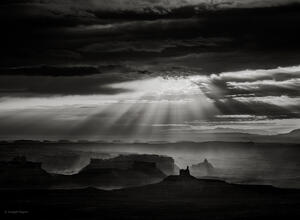 Sand Storm & Rock Formations