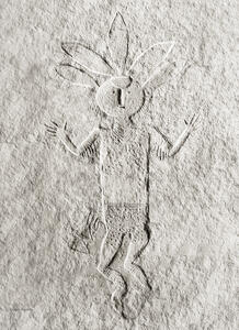 Old Navajo Yei Petroglyph