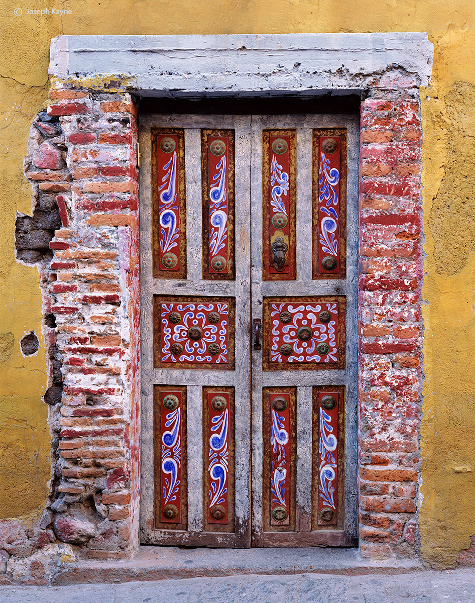 An Old Door In Colonial Mexico