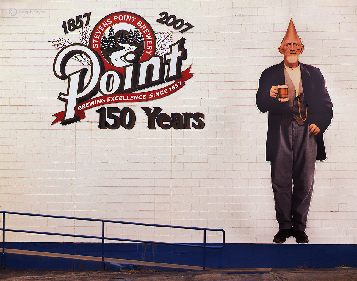 Old Sign On The Point Beer Brewery