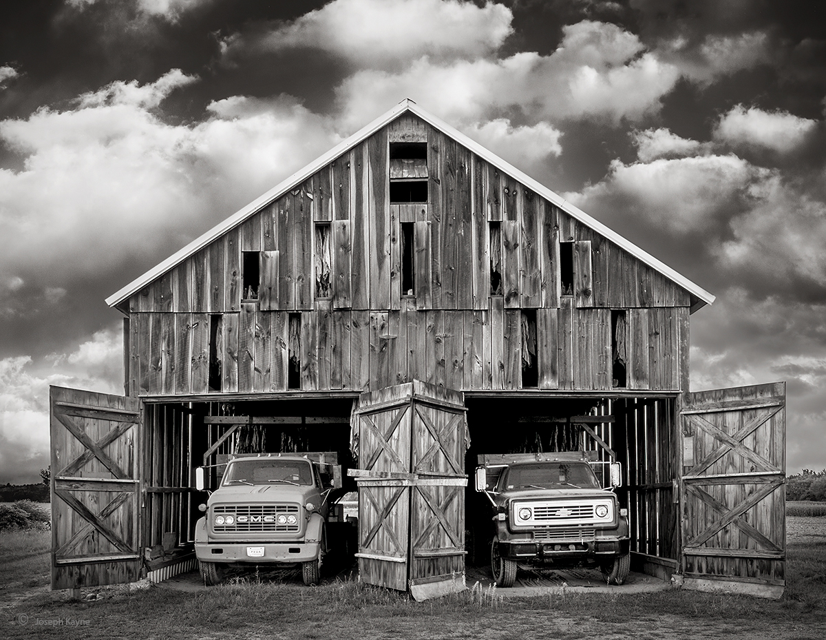 Old Tobacco Barn & Trucks