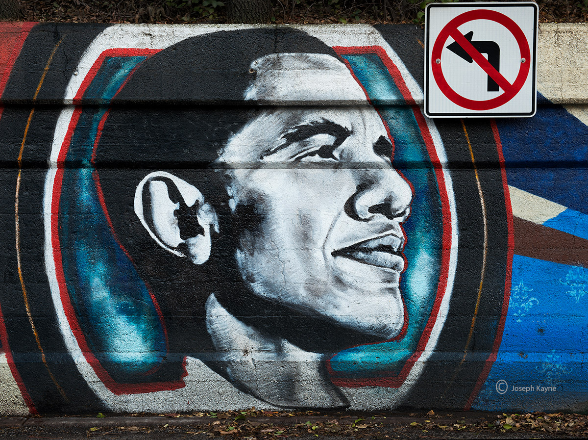 Barack Obama Mural By Michelle Scott