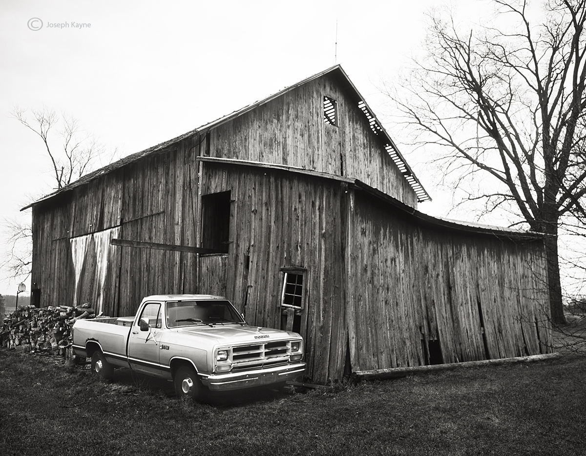 Old Dodge Pickup &amp; Barn