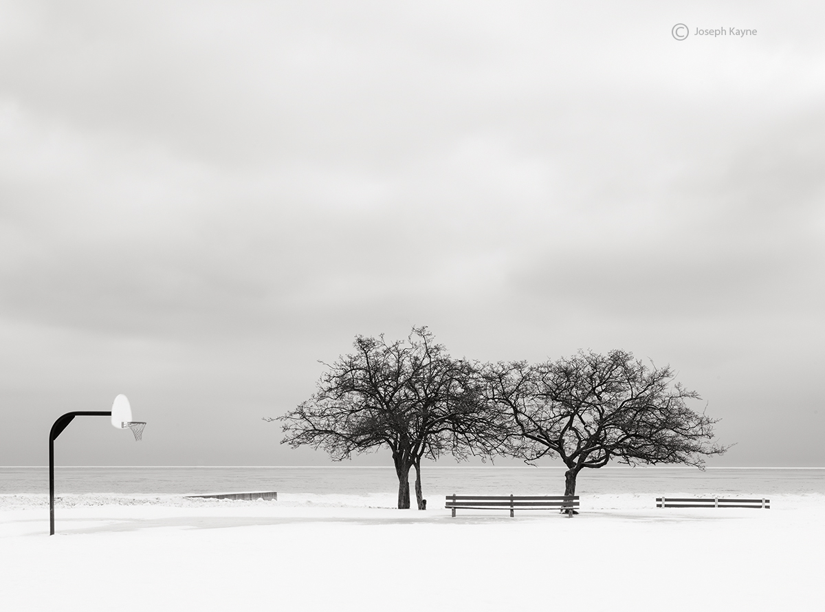 A Winter Park Along Lake Michigan