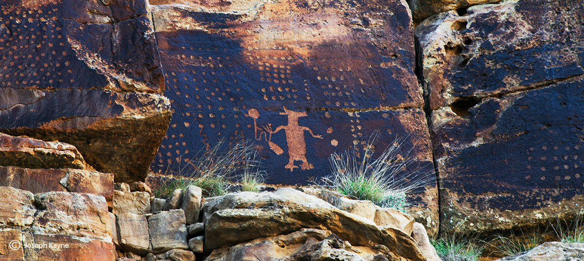 Ancient Fremont Rock Art Read the Navajo Folk Tale, "How the Stars Came Into the Sky"