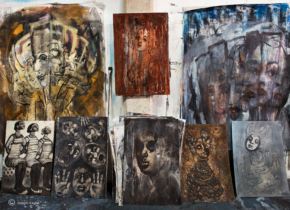 Paintings &amp; Collagraph Printing Plates