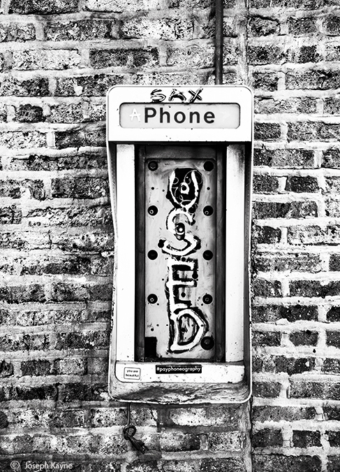 Old Pay Phone Street Art