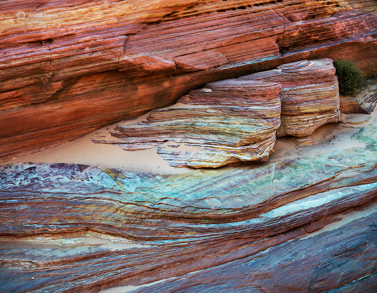 Colorful Aztec Sandstone Formations