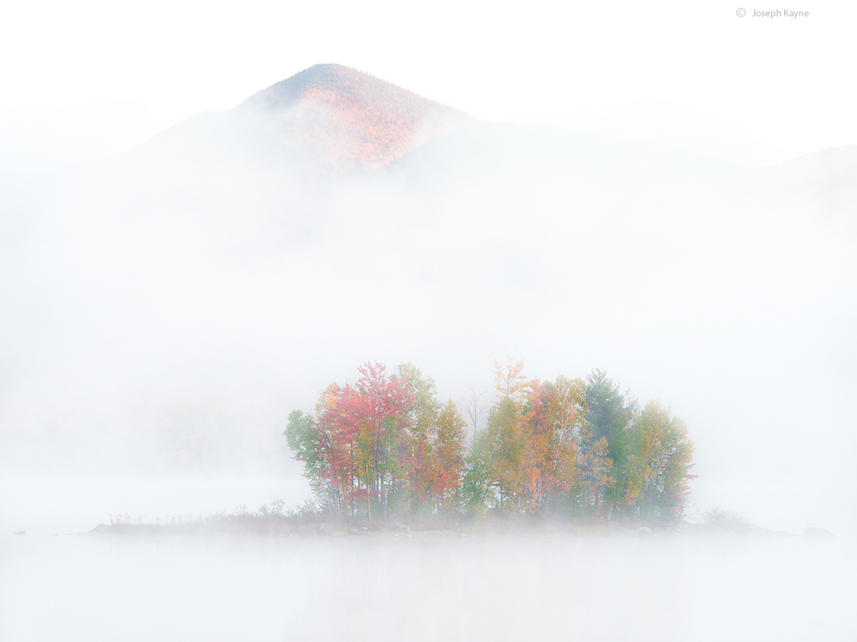 Fog Rising Over A Vermont Pond, Autumn &nbsp;