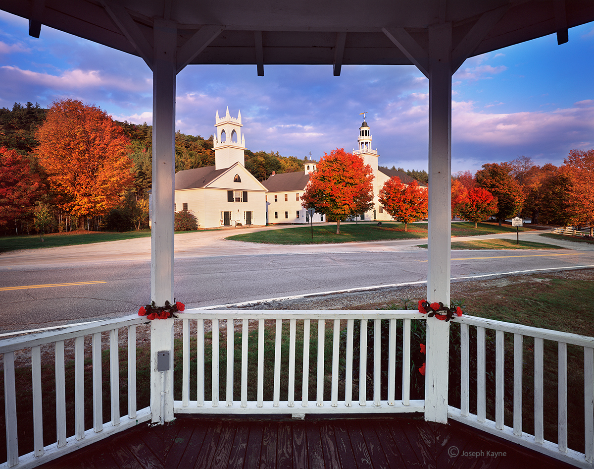 A Traditional New England Town, Autumn