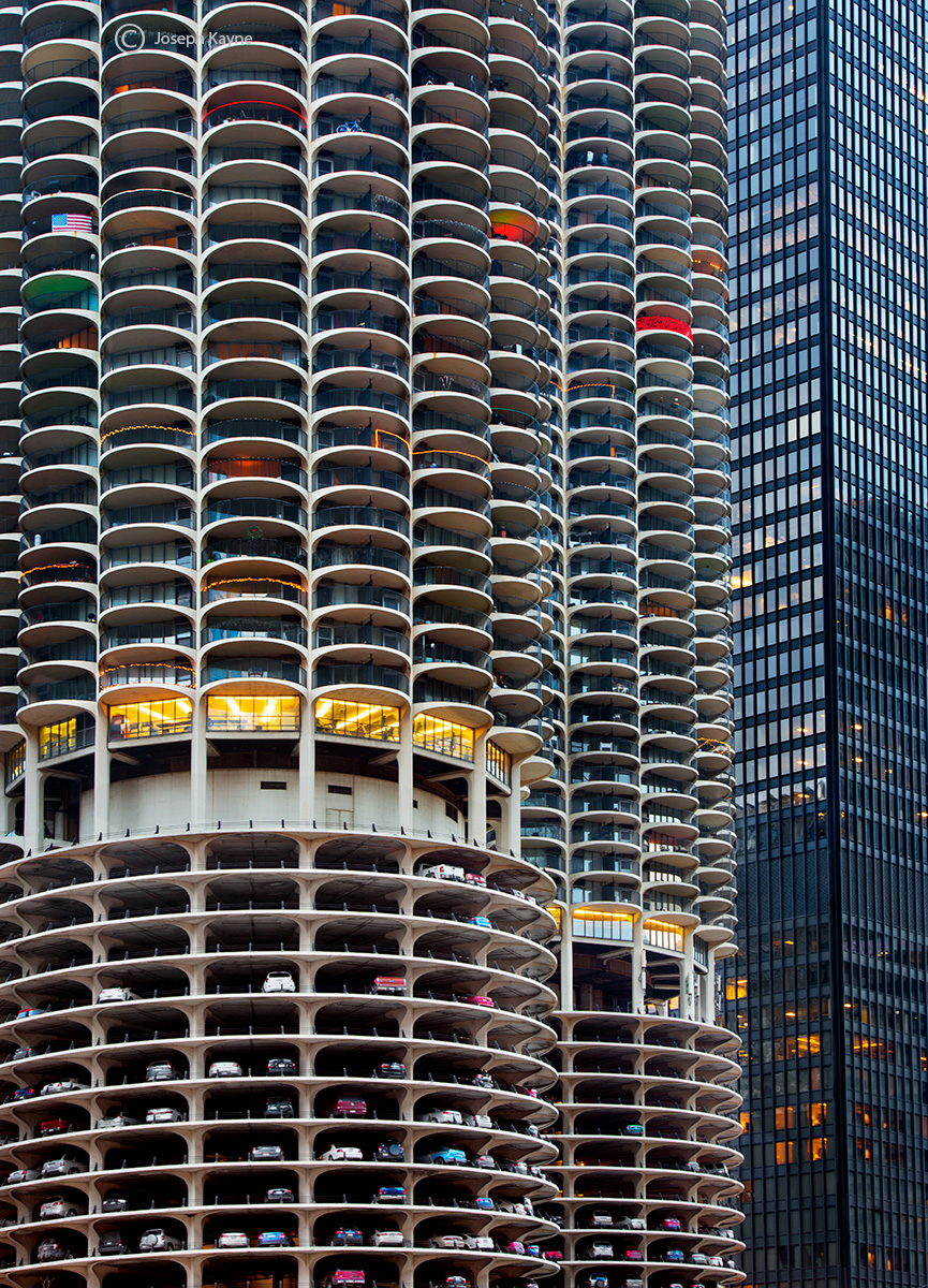 Marina Towers, Chicago, Christmas