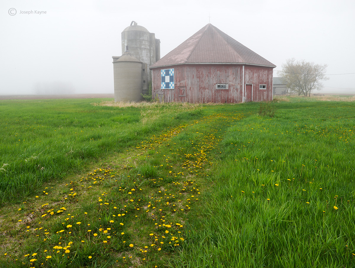 Foggy Morning Barn, Wisconsin