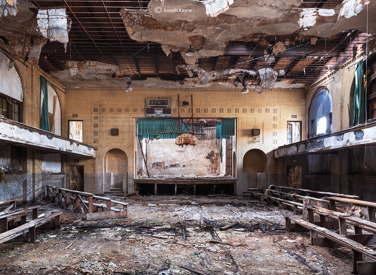 Decaying Gym In An Aandoned Church