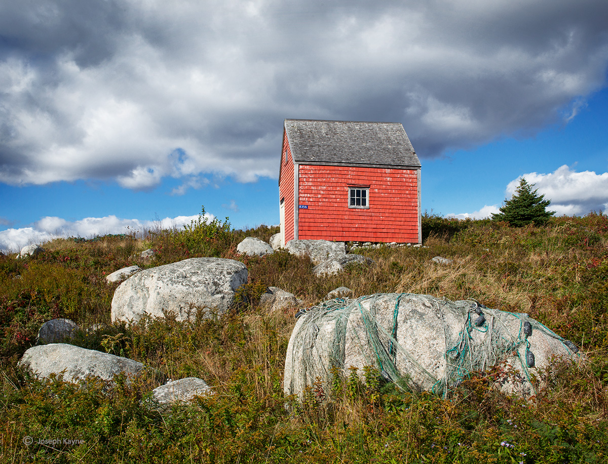 Fishing Shed & NetsPeggy's Cove