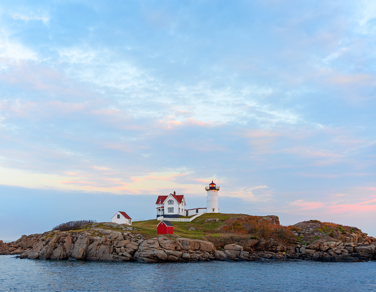 Maine Lighthouse At Dusk &nbsp;