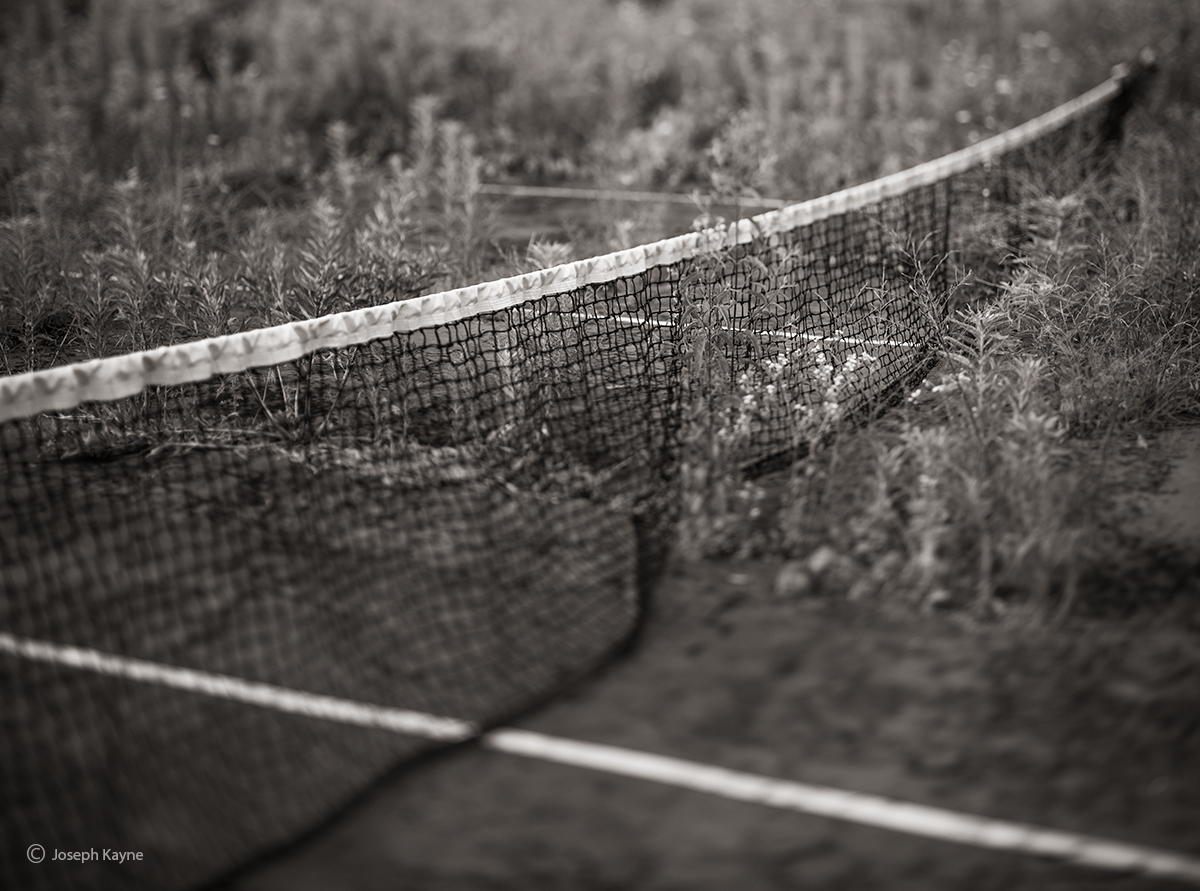 Abandoned High School Tennis Court