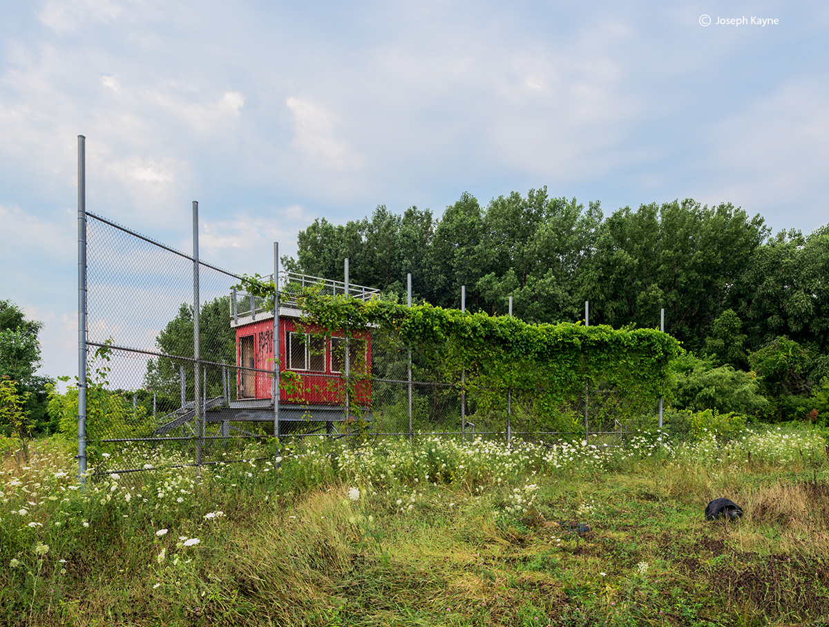 Backstop Of An Abandoned Baseball Field