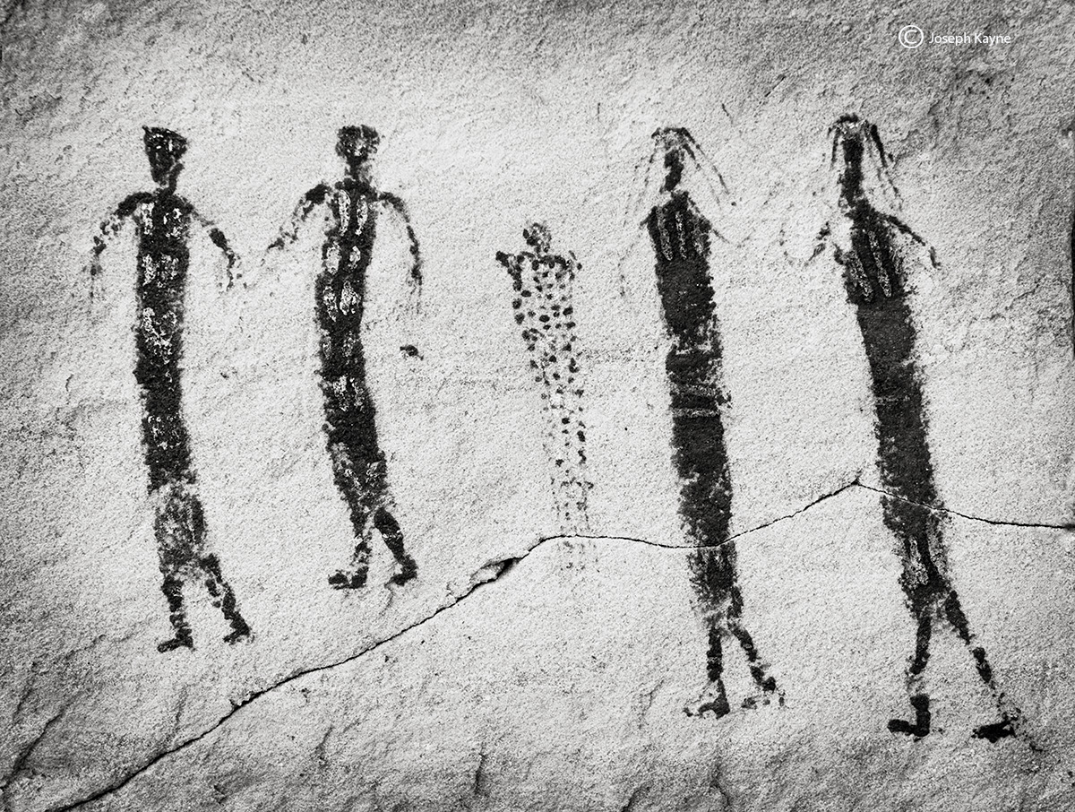 Ancient Barrier Canyon Pictographs