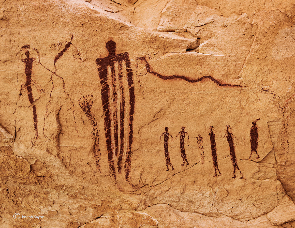 Barrier Canyon Style Pictographs