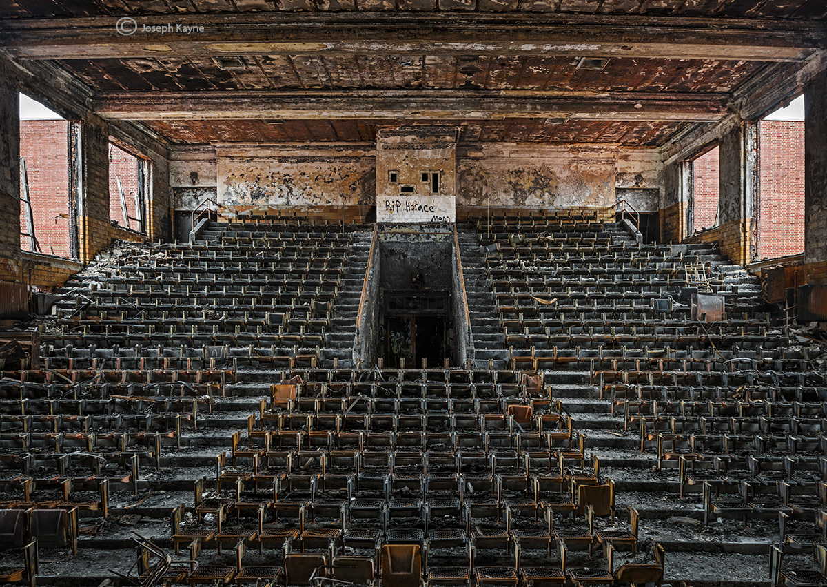 Abandoned High School Auditorium