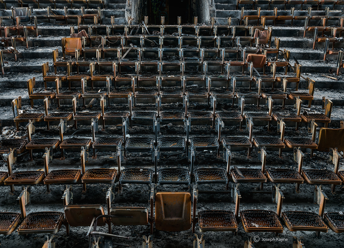 Abandoned High School Auditorium Seats